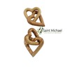 Amazing Wooden Interlocking Hearts – Handcrafted Olive Wood for Him