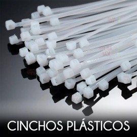 Slim Company Cinchos Plásticos 40 Lb 0.35 Cm X 20 Cm Paquete De 250 Pzas