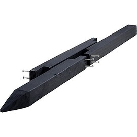 Wildlife Garden WG908 3-Piece Bird House Post/Stake - Black - 3 Pieces