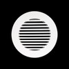 Prima Decorative Round Air Vent Duct Grille 4" (White)