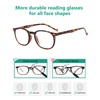 Eyekepper 5-Pack Spring Scharniere 80's Classic Lesebrille Schildkröte +1.50