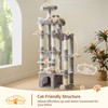 Heybly Heavy Duty Cat Tree, 71-Inch Tall Tower for Large