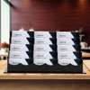 Vevitts Business Acrylic Card Holder Display for Desk, 15 Slots