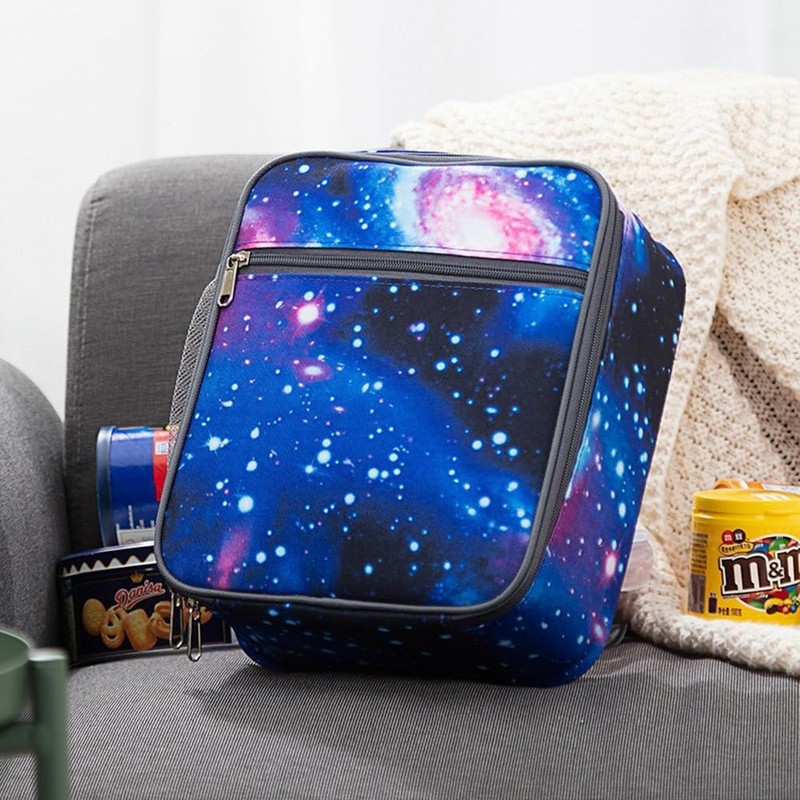 OrgeMaan Insulated Lunch Bag Portable Leakproof Lunch Box for Boys