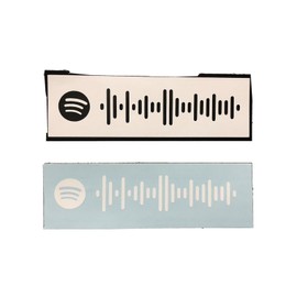 Custom 4.5x1.5 Spotify QR Code Song Decal/Sticker