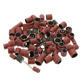 BIUDECO 102pcs Nail Manicure Sanding Band Set Drum Mandrel for Rotary Tools Grit Sleeves for Fine Polishing and Prep Nail Art and Pedicure