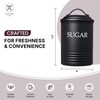 Steelware Central Kitchen Canister Set of 3 Sugar Coffee Tea