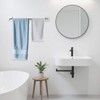 Stainless Steel Telescopic Towel Bar, Adjustable Bathroom Towel Rack for