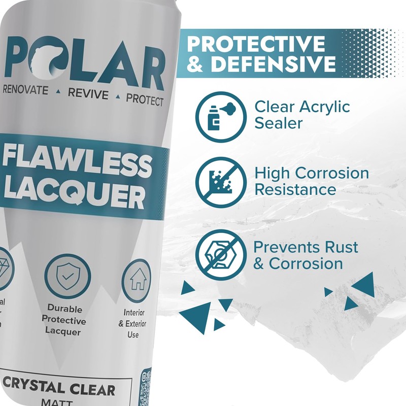 Polar Clear Matte Flawless Lacquer Spray - 2 x 13.5