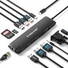2024 Upgrade Lemorele Docking Station USB C/A 10 Gbps 3