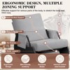 FelixKing Rocking Chair Nursery, Foldable Glider Chair, Upholstered Rocking Chair