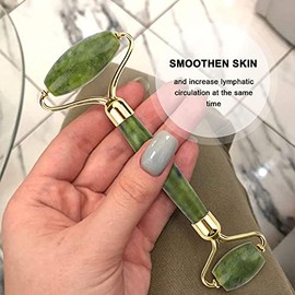 Deciniee Jade Roller and Gua Sha Set - Beauty Face Roller Massager & Guasha Tool for Face, Eye, Neck, Body - 2 in 1 Skin Care Gua Sha Massage Tools, Muscle Releaxing and Relieve Wrinkles