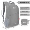 ZOMAKE Lightweight Packable Backpack 20L - Foldable Backpack Leger Sac