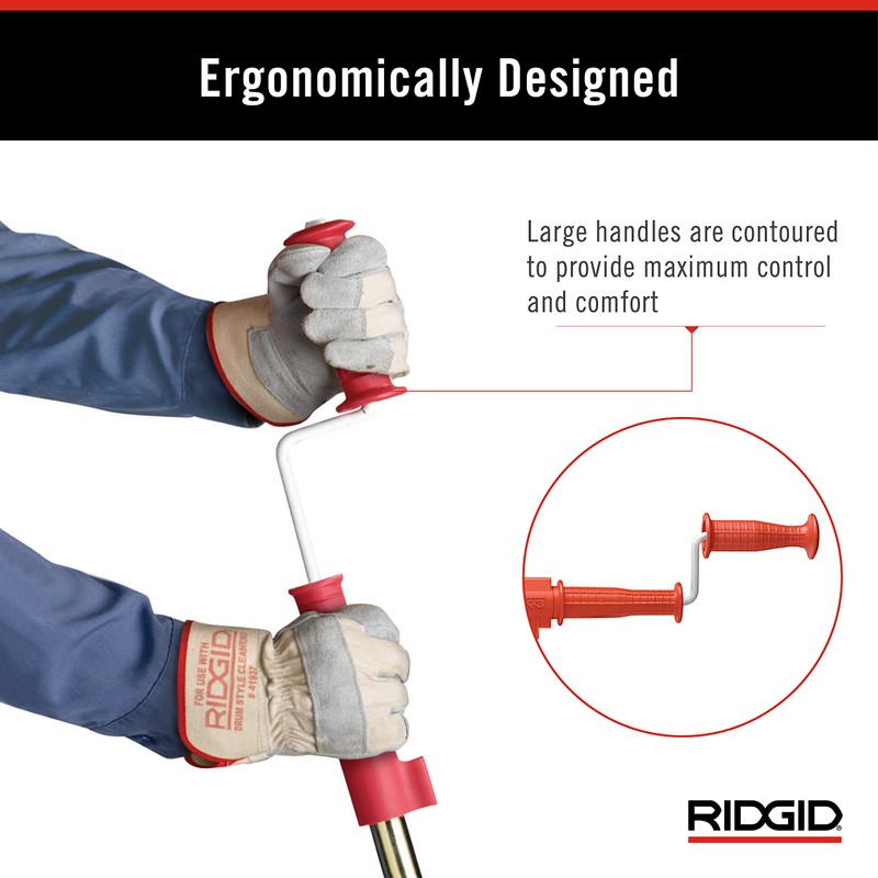 RIDGID 59787 Model K-3 Toilet Auger with Unclogging 3-Foot Snake