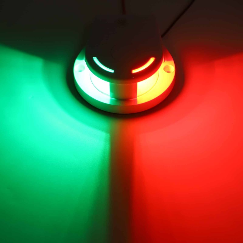 Boat Side Bow Light 12V Sturdy Stylish Dual Color High