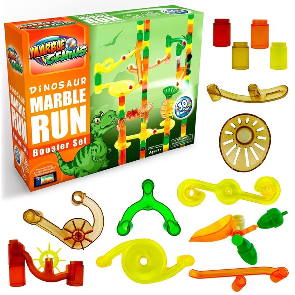 Marble Genius Marble Run Booster Set - 30 Pieces Total