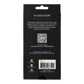 Brea Reese Soft Pastels, Large, Assorted Classic Colors, Pack of 10 Pastels