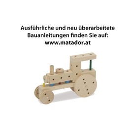Matador 11099 E099 Building Kit for Ages 5 and Above, Wood-Coloured, Colourful