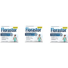 Florastor Daily Probiotic Supplement 250mg Capsules 20ct (3 Pack)