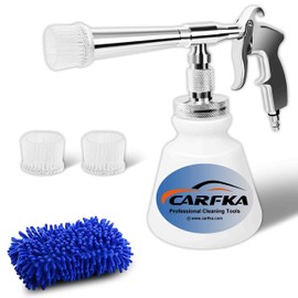 Car Cleaning Gun, CARFKA High Pressure Car Detailing Wash Gun 1L Foam Bottle Wash Spray Bottle Nozzle with Metal Spinner