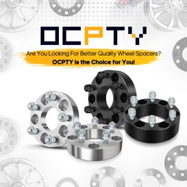 OCPTY 4PCS 6x120 to 6x120 Wheel Spacers 1.25 inch 14x1.5 Studs 66.9mm Hub Bore Forged Wheel Spacers 6 Lug fit for 9-4X for Acadia for Blazer for Canyon for Colorado for SRX