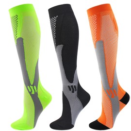 HYRIXDIRECT Compression Socks for Men Women Compression Socks for Sports Support Socks