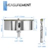 Jamiikury 4-1/2" / 115mm Diamond Glass Hole Saw with Center