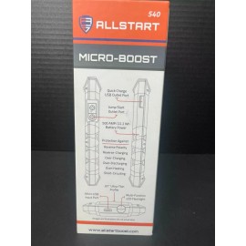 Allstart Micro-Boost 500AMP Jump Starter Portable Power Unit Quick Charge Device