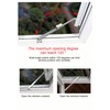 I-EASYDWW Casement Window Hinges, Stays, Stopper, Brace, Lock - Flat