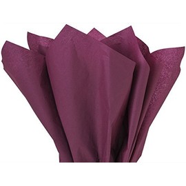 Burgundy Tissue Paper 15 Inch X 20 Inch - 100 Sheet Pack
