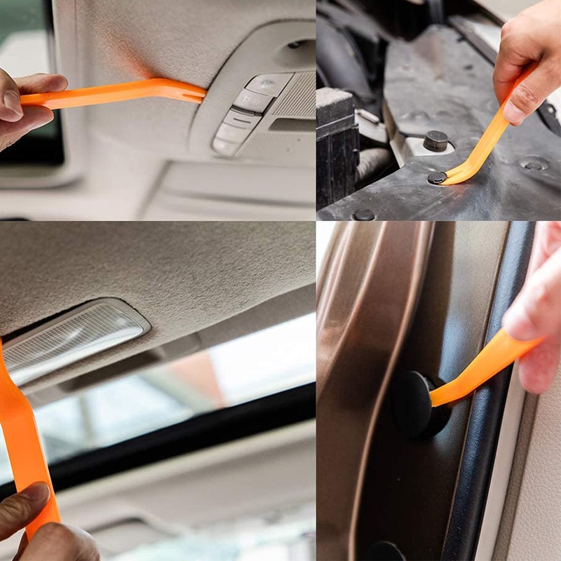 Flytuo 245PCS Bumper Retainer Clips Car Plastic Rivets Fasteners Push