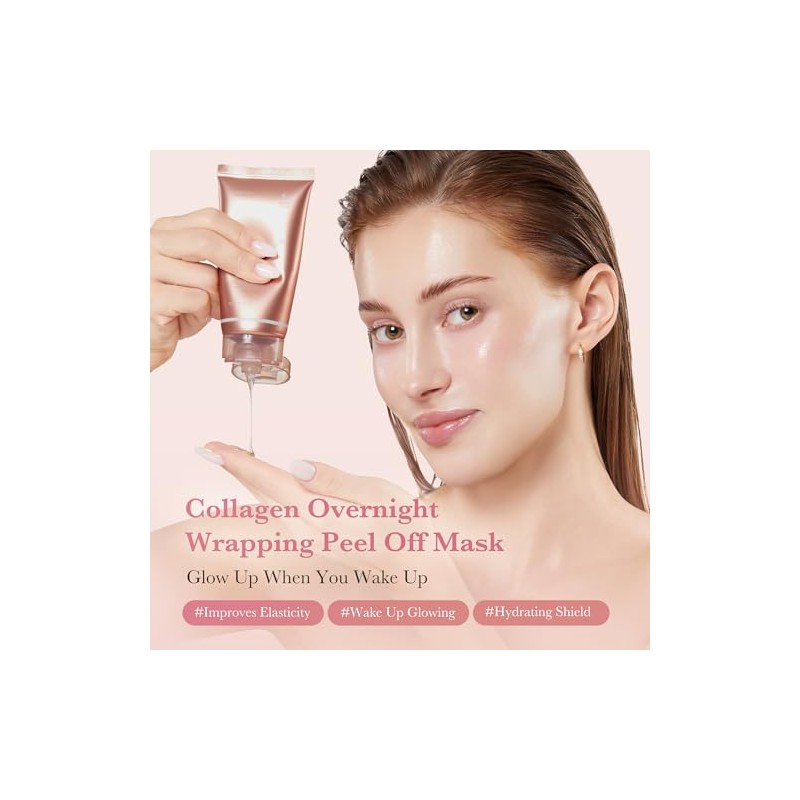 Medicube Collagen Overnight Wrapping Peel Off Facial Mask Pack -