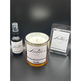 Luther Scented Spray - Mahogany Teakwood & Nagchampa Fragrance - Elegant Aroma for a Relaxing and Serene Ambiance