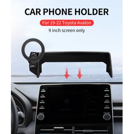MaserWeller Car Phone Holder for Toyota Avalon 2019-2022 Accessories 9-Inch Screen Fixed Clip, 360° Rotation Phone Mount Compatible with MagSafe, Cell Phone Holder That Does Not Affect Air Vent
