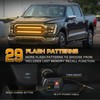 XRIDONSEN 2PCS 24 inch Truck Grill Strobe Lights Strip 288