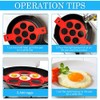 Nonstick Pancake Molds Ring Silicone Fried Egg Mould Reusable Pancake
