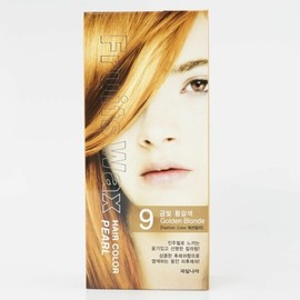 Kwailnara Fruits Wax Hair Color Pearl Pearl 9 Golden Tan (W52712A) - Basic Product / 과일나라 후르츠왁스 헤어칼라 진주펄 9 금빛황갈색 (W52712A) - 기본상품