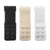 Yesmin Pack of 3 Bra Strap Extenders Extensions Elastic Extender