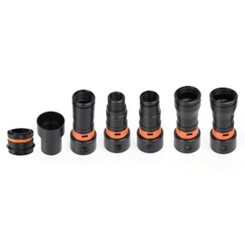 7-Piece Vacuum Hose Adapter Kit – Versatile Attachments for Home & Shop Vacuum Systems – Designed to Fit Most Power Tools & Sanders – Works with Various Brands