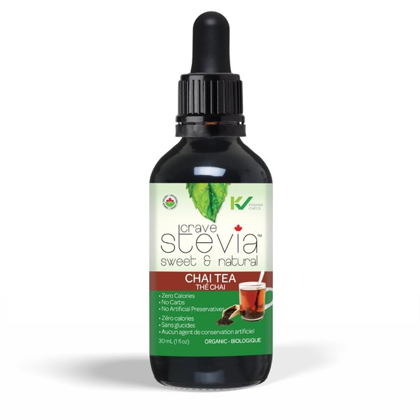 CRAVESTEVIA - All Natural Liquid Stevia Drops - Sugar Replacement