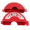 2Pcs Standard Gate Valve Lock Handwheel Fixed Engineering Plastics Lock