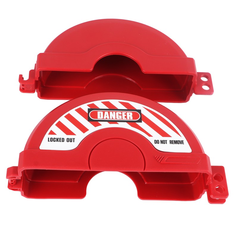 2Pcs Standard Gate Valve Lock Handwheel Fixed Engineering Plastics Lock