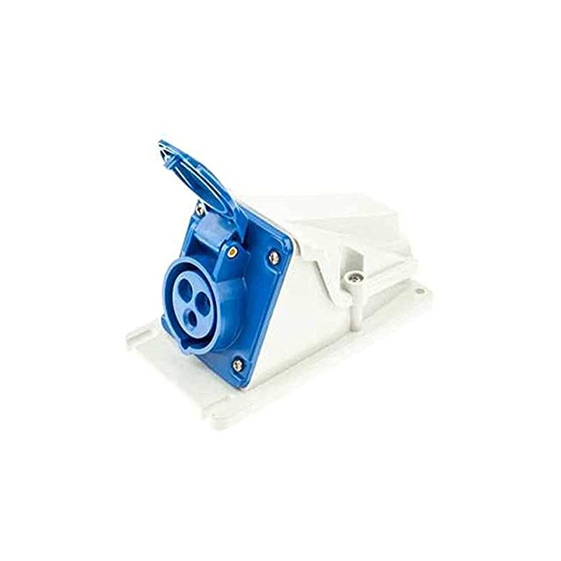 Gewiss GW62477 Low Voltage Screw Wiring 90 Degree Angled Surface-Mounting