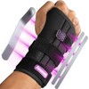 Fitomo Wrist Support with 3 Splints ＆ Soft Thumb Design