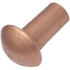 AERZETIX - C48042 - Set of 10 Copper Rivets -