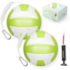 Trymaker Tetherball Ball and Rope, 2 Packs Tether Ball Soft
