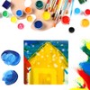 SwirlColor Canvas for Painting, 10 x 10 cm, White Blank