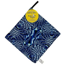 Baby Paper Larger-Sized Crinkle Sensory Toy for Babies and Children and Adults | Gartel Blue Journey Design | Non-Toxic, Washable | Great for Baby Showers