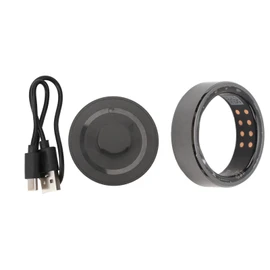 Smart Ring Step Counter Sleep Quality Monitoring Ring Wireless Charging Sports Health Tracker Built in Battery Size 11