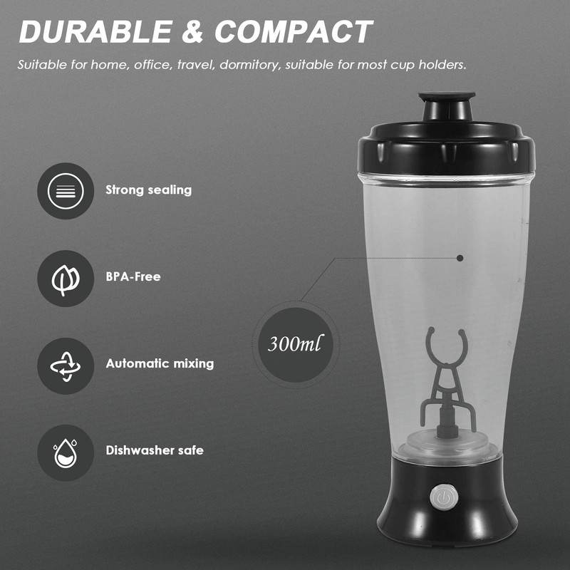 Hausdec 300ML Automatic Self Stirring Protein Electric Portable Movement Mixing